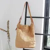 Tas Aankomst Meisjes Mode Emmer Zakken Licht Papier Schouder Mooi Design Messenger Handtassen 4 Kleuren