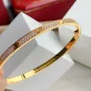 Bracelet Cartres original 1to1 V Gold Narrow Edition Full Sky Star 18 carats diamant 3 rangs