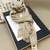 Scarves 2024 Woman's Solid Color Hollow Cotton And Linen Short Scarf Spring Autumn Thin Narrow Edition Sunscreen