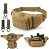 Bags Tactical Pistol Bag Chest Waist Pack Handgun Bag Holster Gun Gun Fanny Pack with Magazine Pouch Webbing Keychain