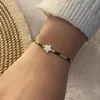 Strand Mosengkw Bracelet de perles de riz étoile de personnalité Simple fait à la main Boho mignon tissé