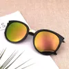 Óculos de sol clássico redondo vintage óculos de sol feminino moda marca design espelho óculos de sol feminino tons retro gafas oculos de sol uv400l2403