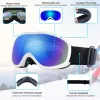 Gafas gafas de esquí Damas Antigüenzas de copa de motos de nieve UV400 Eyewear de nieve Snowear Snowboard Goggles de invierno Oculares de invierno