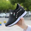 Casual Shoes Women White Wedge Platform Woman Outdoor Chunky Sneakers Breathable Height Increasing Female