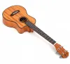 Guitarra ukulele 23 26 Polegada tenor concerto acústico guitarra elétrica de viagem 4 cordas madeira mogno uke ukelele