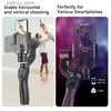 Stabilisatoren Smartphone Gimbal Stabilisator 3-assige/enkele-assige mobiele gimbal voor iPhone 14 Pro Max YouTube TikTok Vlog Video-opname Q240319