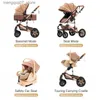 Poussettes # Bébé poussette Combo siège de voiture système de voyage Wagon poussette livraison gratuite landau Portable landau berceau landau L240319