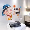 Adesivi per toilette T702 # Adesivi murali cartoni animati per bambini decorazione servizi igienici per mobiletto del soggiorno per adesivi decorativi per la casa dipinti murali autoadesivi 240319