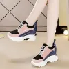 Bootsschuhe Frau Frühling 2023 Frauen Sportplattform Sneaker Keilheels Casual Trendyol Luxus kostenlos Versand komfortable elegant