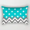 Pillow Nordic Cyan Sweet Home Pillowcase Decoration Living Room Sofa Cover 30 50 Car Waist 40 60