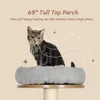 KAMABOKO Tall Tree Cat Condo Furniture with Sisal Scratching Posts