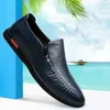 Walking Shoes Genuine Leather For Men Breathes Feet Sneakers Tide Breathable Flat Male Comfort Arder