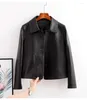 Women's Jackets 2024 Spring Autumn Women High Quality Genuine Leather Casual Jacket Coat For Female 3 Color