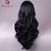 Synthetic Wigs Cosplay Wigs Black wig with bangs Natural medium length straight wig for women heat resistant fiber synthetic wig for daily Cosplay 240328 240327