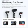 مثبتات Hohem iSteady Pro 4 Camera Universal Consist 3-AXIS Handheld STODIZER مناسبة لـ 11 10 9 7 6 5 Insta360 One R DJI OSMO ACTION Q240320