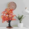 Dekorativa blommor Maple Tree Model: Artificial Trees Landscape Plants House Decoration Decor Train Scenery Model