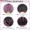 Perruques WIGNEE perruque synthétique longue ondulée violette perruques rouges pour femmes perruques de cheveux synthétiques en vente liquidation avec livraison gratuite résistant à la chaleur