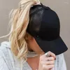 Bal Caps 2024 Zomer Rommelig Knot Baseball Cap Mesh Snapback Chapeau Femme Camouflage Trucker Hoeden Voor Vrouwen Gorras