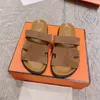 Sandálias de couro de designer homens chinelos flip flop herança sandálias de bezerro verão preguiçoso grande praia casual slides tamanho 38-46