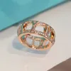 Tiffanyring elegante algarismos romanos anel criado de aço inoxidável
