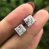 Stud OEVAS 100% 925 argento sterling massiccio creato Moissanite pietra preziosa orecchini a bottone donna uomo gioielleria raffinata all'ingrossoC24319