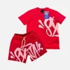 Herren T-Shirts Y2K Shirt Set Tee gedruckt Designer T-Shirt Kurztes Grafik T-Shirt und Shorts Hip Hop S-XXL