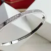 Bracelet Original 1to1 Cartres V Gold Narrow Edition Full Sky Star 18k diamant 3 rangées J9YG 9CH0