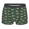 Underpants Capybara Hydrochoerus Hydrochaeris Animal Cute Rodents On Dark Teal Panties Man Underwear Shorts Boxer Briefs