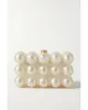 Acrylic bubble clutch bag women designer evening party box purse ivory green color handbag wholsale 240402