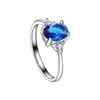 Anéis de cluster 2024 europeu e americano s925 prata esterlina personalizado exagerar moda criativa requintado redondo anel de diamante completo