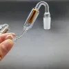 Glass Oil Burner Water Pipe Thickness Double Layer Filter Cooker Joint 14mm Male For Bong Oil Dab Rig LL