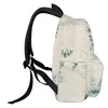 Mochila Eucalipto Planta Flor Margarida Estudante Sacos Escolares Laptop Personalizado para Homens Mulheres Feminino Viagem Mochila