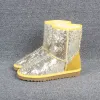 أحذية عالية الجودة أستراليا Classic Lady Boots Winter Waterproof الأصلية جلد البقر الجلود نساء الثلج أحذية بوتاس Mujer منصة