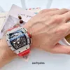 Men Mechanics Watches Richa Luksusowe na rękę Mantianxing Watch Win -Wine Balrz w kształcie dużej tarczy swobodna moda wodoodporna Automatyczna zagłębienie ou