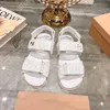24S designers walk the show Maillard color matching flat shoes diamond check second kill market spring and summer series thick soled women sandals casual shoes 35-39