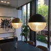 Metal Glass Globe Pendant Lamp Creative Diamond Sphere Suspension Light Luxury Hotel Cafe Bar Bedside Hanging Ceiling Chandelier