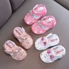 HBP Non-Brand New Cute Sweet Girls Flat Princess Sandals Summer Infant Bow Toddler Shoe