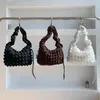 Sacs de soirée Razaly Marque Designer Hobos Sac à main en nylon Petits cartables Mini Cloud Ruched Winter Party Purse Tassel Soft Shouler