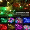 Cordas 10m LED String Light RGB Controle Remoto Inteligente Ornamento À Prova D 'Água Festival para Decoração de Casa e Fontes de Festa