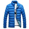Novas jaquetas parka homens venda quente qualidade outono inverno quente outwear marca magro dos homens casacos casuais windbreak jaquetas