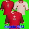 Kanada 2024 Copa America Fußballtrikots zu Hause auswärts 24 25 Nationalmannschaft DAVIES J.DAVID UGBO LARIN CAVALLINI MILLAR EUSTAQUIO Fußballtrikot