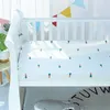 Baby Cot Fitted Bed Sheet For born Cotton Crib Children Mattress Cover Protector 120x70cm Allow Custom Make 240313