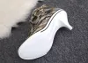 Boots Fashion Camouflage Women Denim Pumps Lace Up Studded High Heels Ladies Espadrilles Shoes Rivets White Canvas Valentines Stiletto