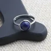 Klusterringar 925 Pure Silver Jewelry Fashion Simple Bean Female Ring