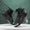 Sapatos de ciclismo homens inverno ao ar livre estrada alta tornozelo botas de bicicleta com algodão manter quente meninos térmico