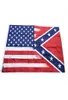 90*150 سم العلم الأمريكي مع أعلام لافتة الحرب الأهلية الكونفدرالية ZZC3325 Ocean Freight2432351