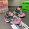 Sapatos casuais 2024 mulheres cunha chunky plataforma alta 7cm marca outono respirável malha tênis de fundo grosso esporte