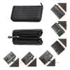 Luxury wallet Intrecciato woven Wallets card holder black leather women purses passport coin pouchs card holders designer mens wallet