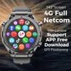 4G Full Netcom Smart Watch Global Call 1.43 Écran AMOLED pour le téléchargement d'applications et la surveillance du bracelet message d'activité physique avec rappel de batterie 800 mAh 240319