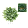 Decorative Flowers Candle Ring Wreaths Greenery Garland Table Centerpiece Pillar Holder For